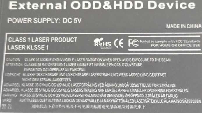 Unidade Externa De CD E DVD, Portátil  Gravador De DVD/CD E Regravador