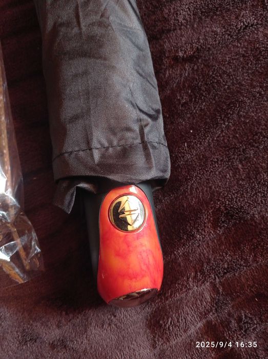 Parasol czarny R/F solidny nowy automat