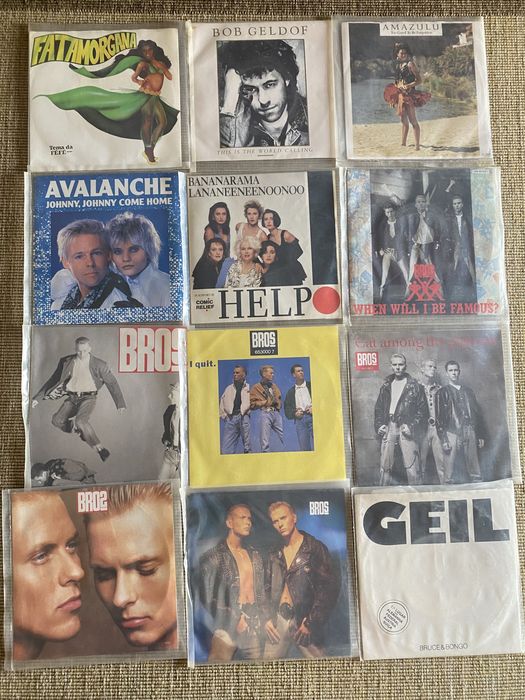 Singles vinil em bom estado