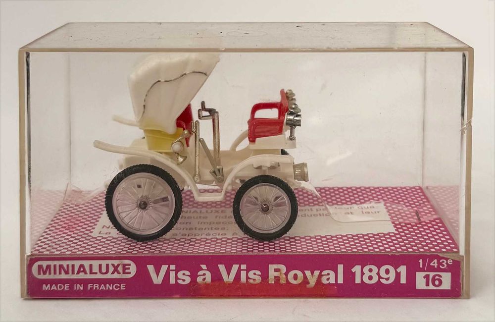 Minialuxe_Vis à Vis ROYAL 1891. Ref 16. Escala 1/43. Completo e em excelente estado geral.