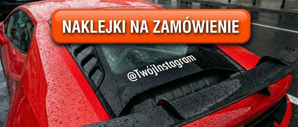 Naklejki na zamówienie | Projekt i Wykonanie |nstagram Zloty Witryny