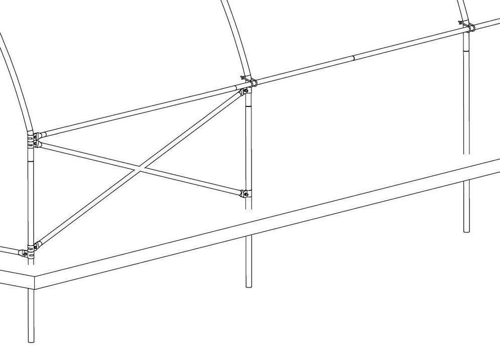 Tunel foliowy "EkoShield" 7x3,5x30 - bardzo mocny