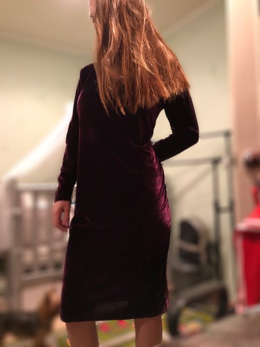 Велюрова сукня с биркой