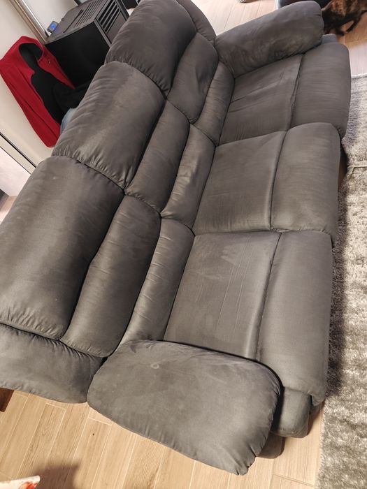 Sofá de 3 lugares extensível