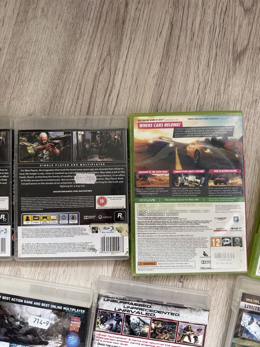 Диск PS3 XBOX 360 Forza Max Payne Saints Row Battlefield medal of honor