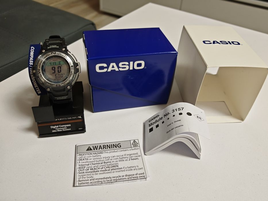 Casio SGW-100-1VCF  із цифровим компасом, термометром