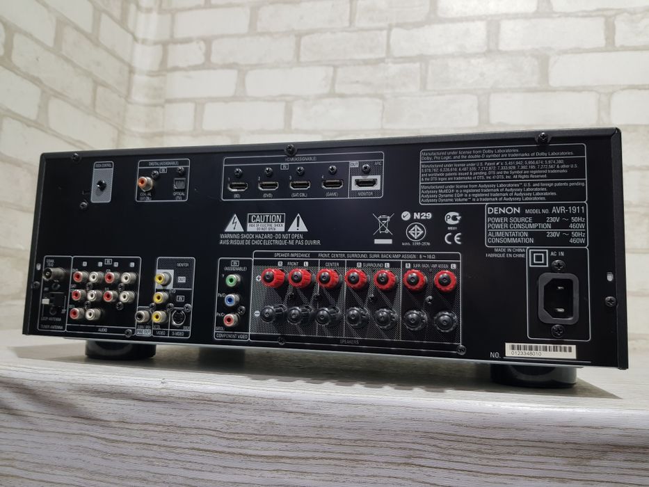 7.1 AV ресивер DENON AVR-1911, HDMI, USB, 3D, б/у з Німеччини