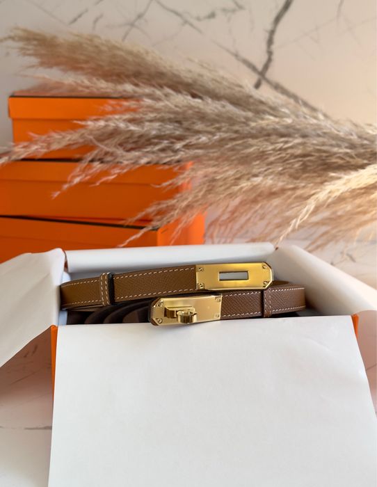 Ремінь Hermes Kelly Belt epsom, пояс ермес келлі, ремень эрмес келли