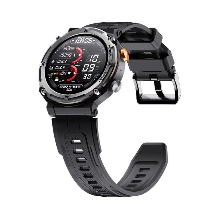 smartwatch veltori vt130-1 czarny pasek silikonowy
