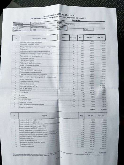 Ford Transit Connect