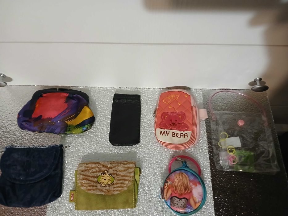 Zestaw torebek, portmonetki dziecięce