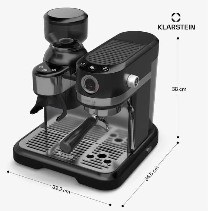 Bella Café Espressomaschine Vintage - НОВА, з млинком, 19 bar