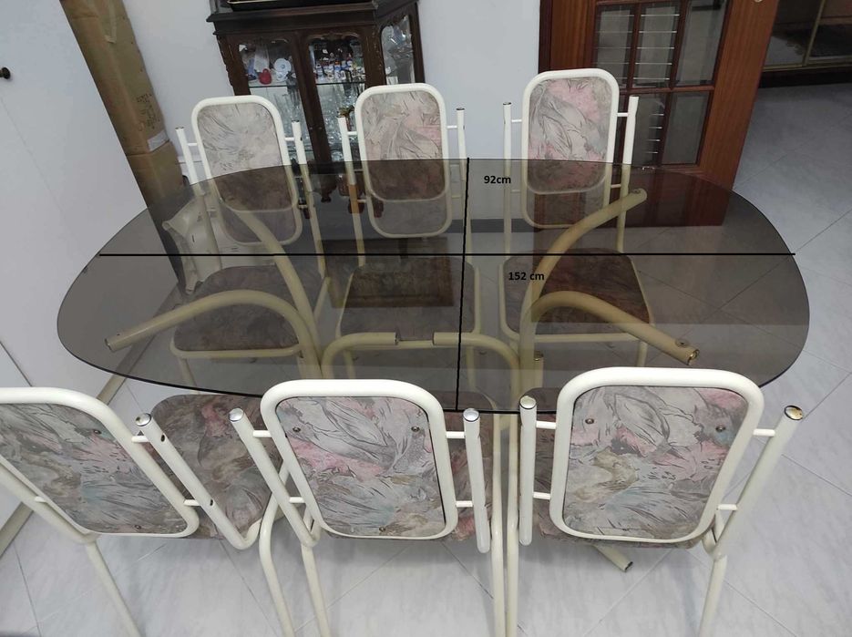 Mesa de jantar vidro