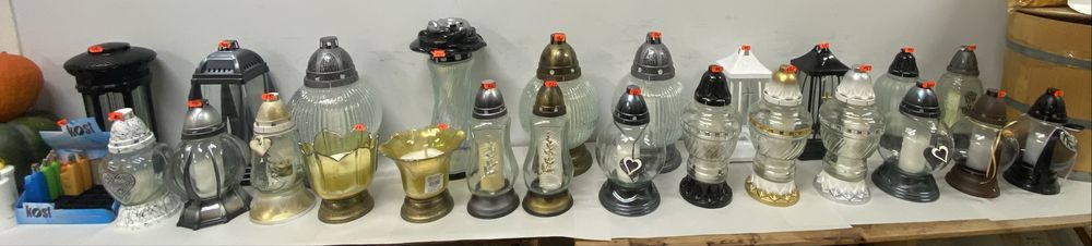 Znicze, wkłady, zapalniczki