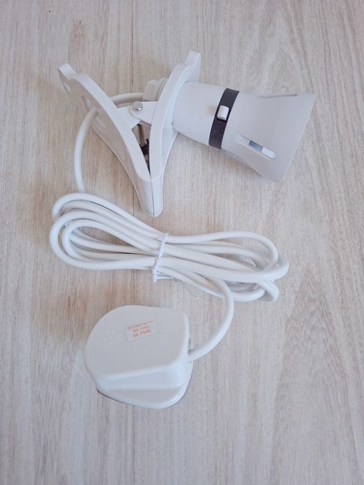 Lampa Zaciskowa biała