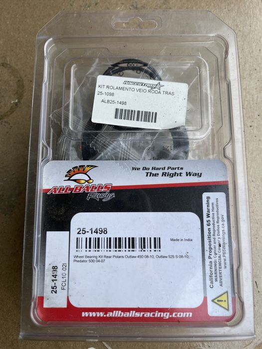 Kit de rolamentos eixo polaris predator 500