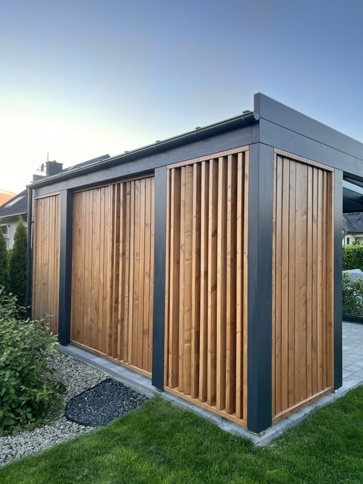 Nowoczesna altana ogrodowa, patio, altana