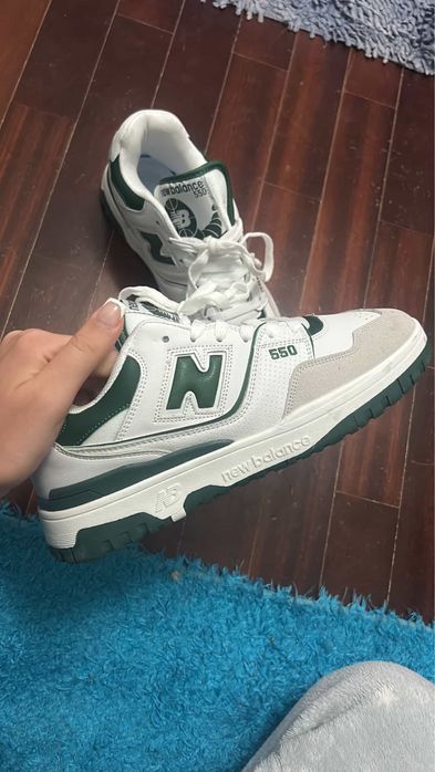 New Balance 550 branco/verde