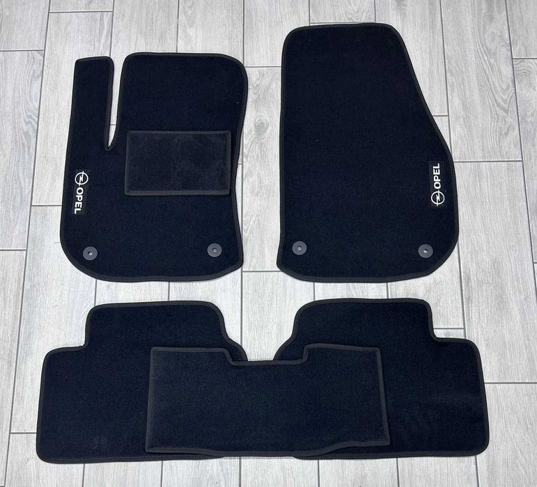 Ворсовые коврики в салон для Opel Astra J / Astra H / Astra G /Astra K