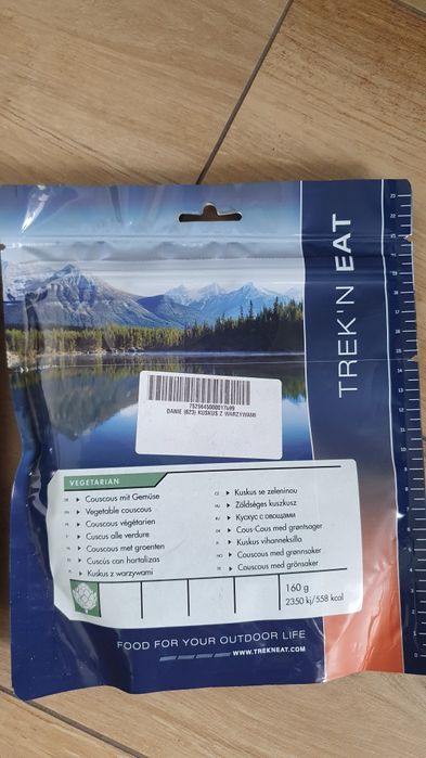 Żywność liofilizowana obiad góry trekking wspinanie gotowe danie obiad