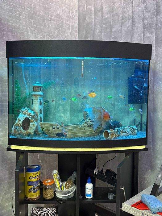 Аквариум 120 литров+Тумба