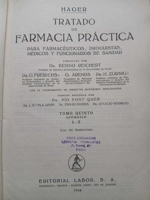 Hager, Tractado de Farmacia PRactica (5 Vol)