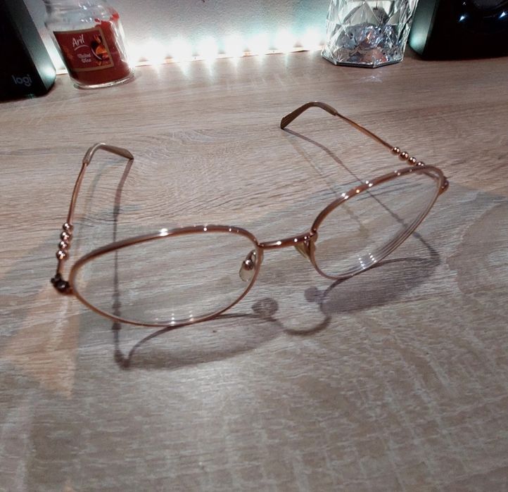 Oprawki okulary solano różowe złoto damskie