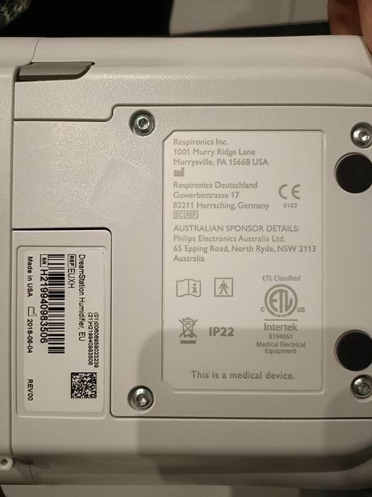 Aparat do leczenia bezdechu Philips