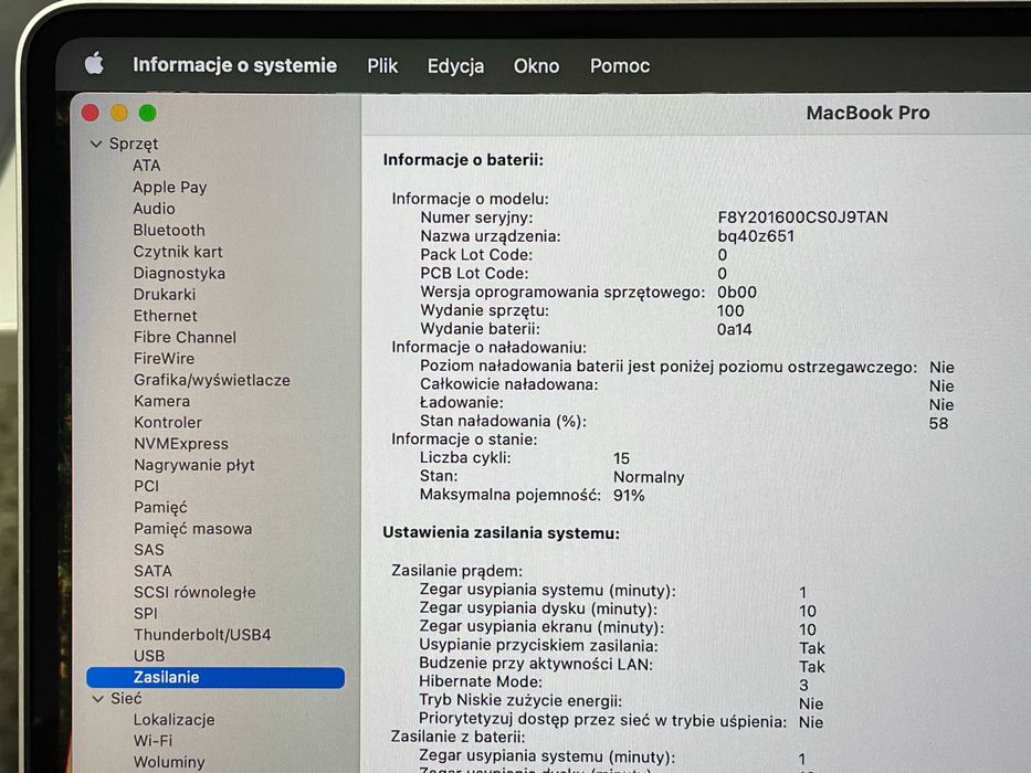 2021 MacBook Pro A2485 16" M1 PRO 16GB 1000GB