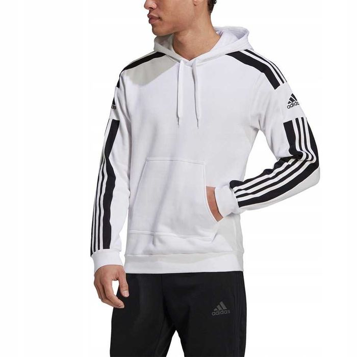 Bluza męska Adidas SQUADRA SWEAT HOODY, biała r. M