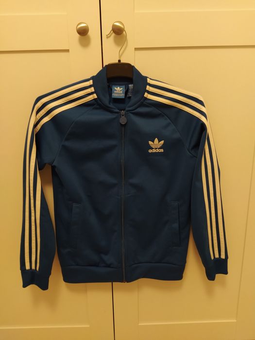 Adidas oryginal 152 cm 12-13 lat XS błękitna