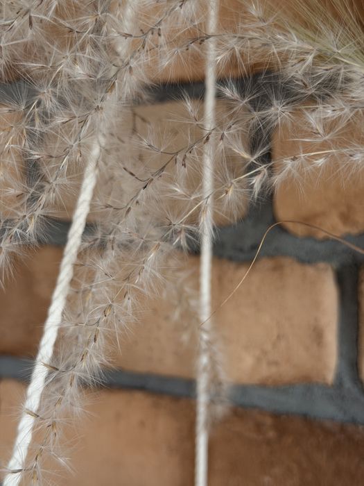 Wisząca półka makrama BOHO – Rękodzieło 40x20 cm