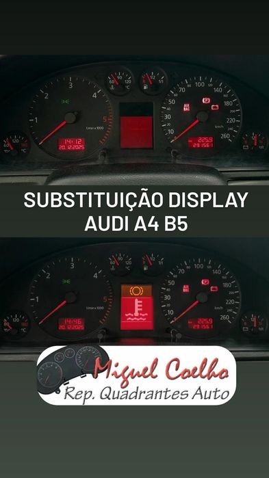 Substituição Displays em Quadrantes VW,SEAT, Skoda, Audi