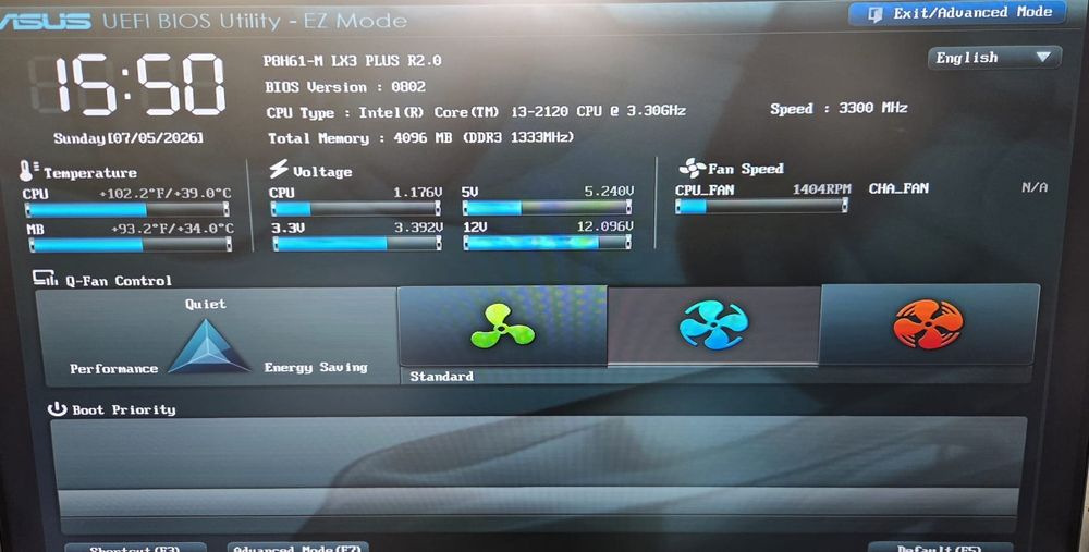 Bundle ASUS P8H61-M LX3 + Intel i3 2120 + 4GB RAM + Gráfica ASUS