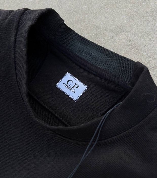 Чорний світшот CP Company Кофта СП Компані Худи Сіпіха Свитшот Сипиха