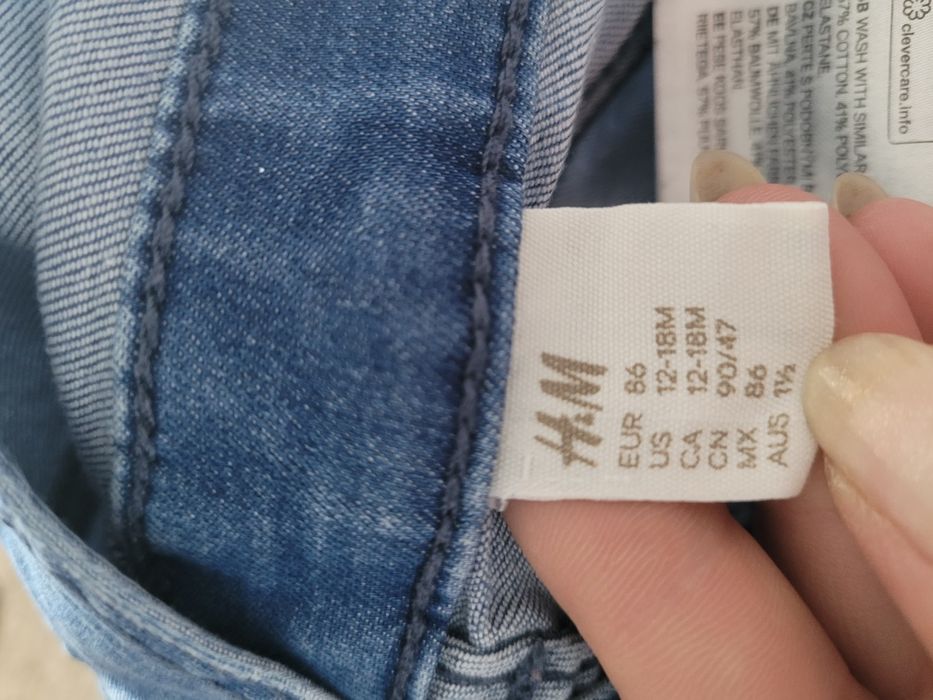 Ogrodniczki spodenki letnie r. 86
