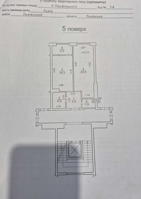 Продаж 1кім квартири в новобудові по вул. Перфецького