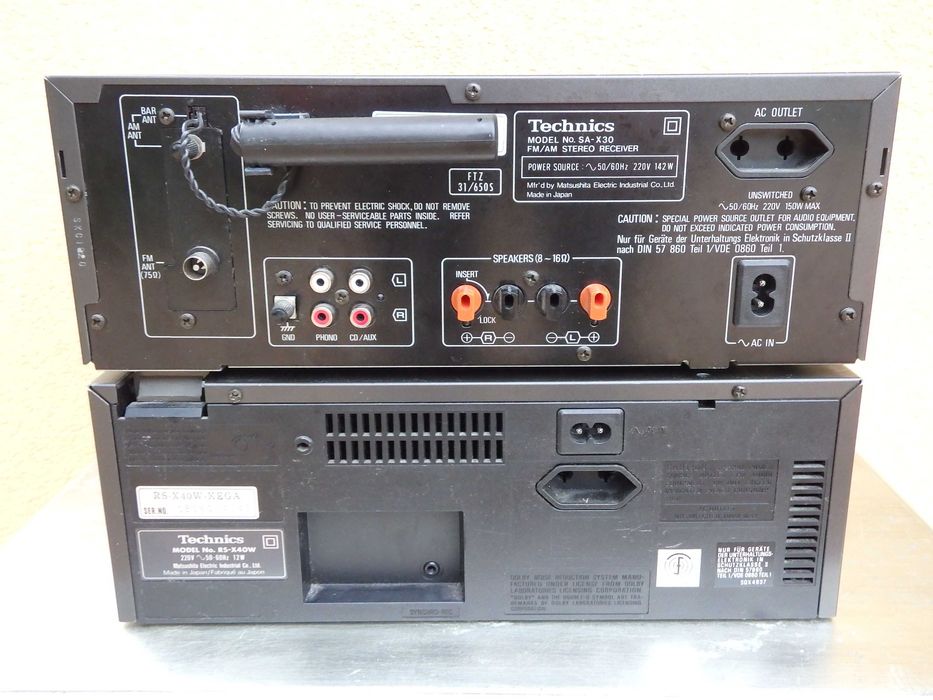 Wieza Technics SA-X30 , RS-X40W