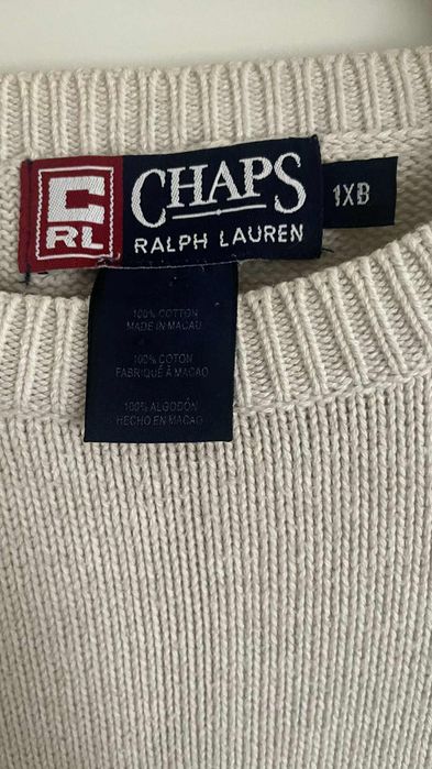 kremowy sweter męski CHAMPS Ralph Lauren L