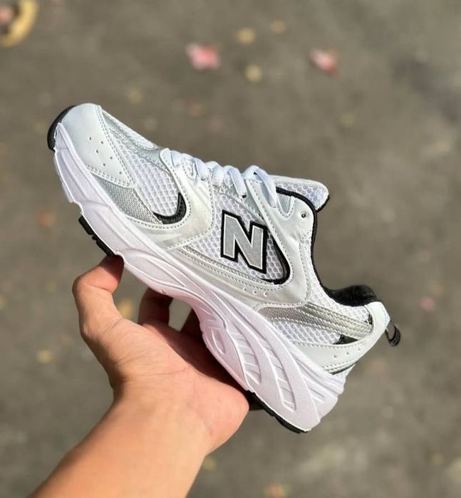 Сезонні Нб 530 для дівчат, жіночі New balance silver