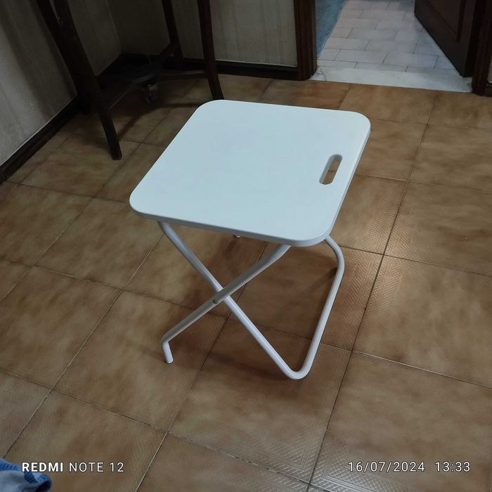 Banco ikea Dobrável Branco