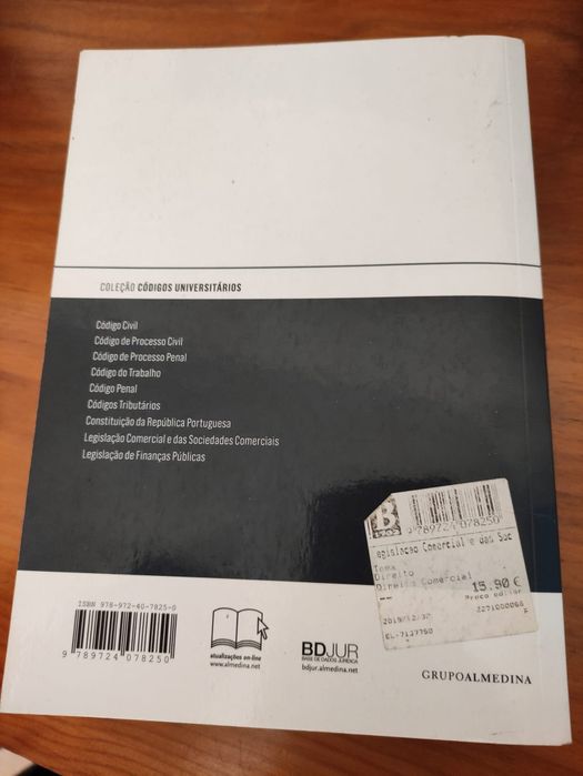 Legislação comercial e das sociedades comerciais