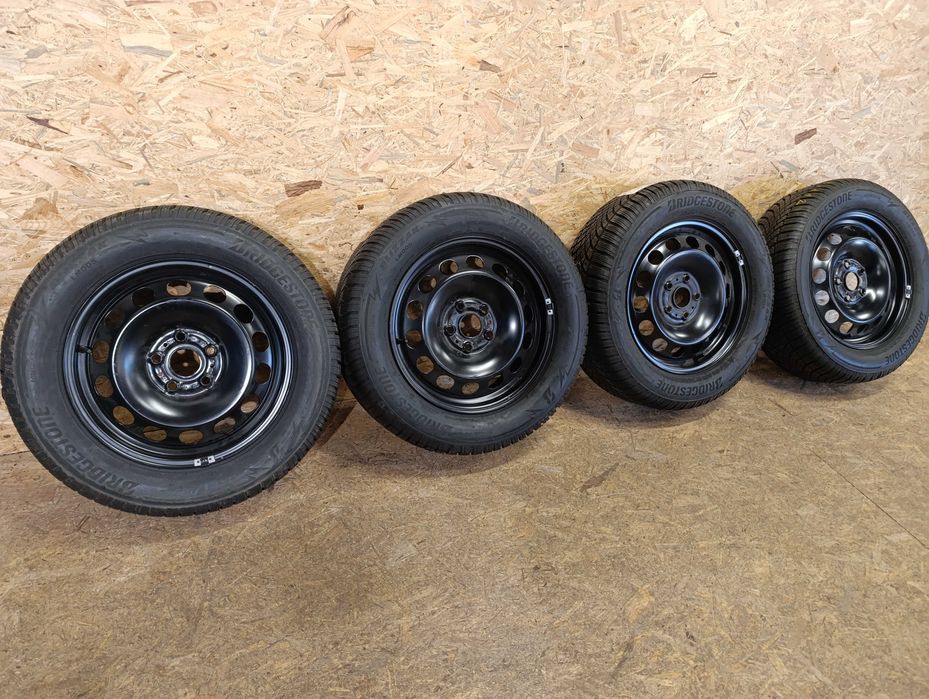 Nowe Koła zimowe 16" VW Passat B8 T-Roc Seat Ateca Skoda Karoq 5x112 ET43 215/60R16 Bridgestone Blizzak LM005