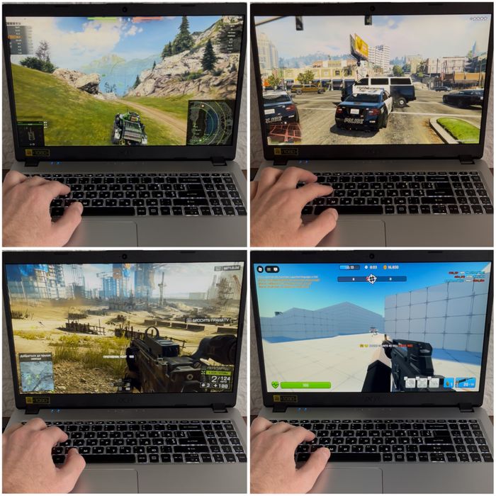 Мощный Acer IPS на Ryzen + Vega + SSD + игры + комплект