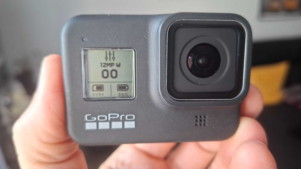 Action Cam GoPro Hero 8 Black como nova imaculada c/ muitos acessórios