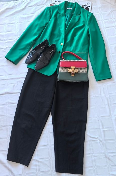 Piękny żakiet damski marki C&A rozmiar 44/46