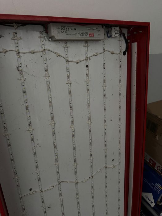 Panel LED podswietlenie reklamy 50x160