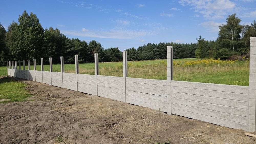 Sprzedam płyty betonowe na płot Nowe dwustronne  Poznań !