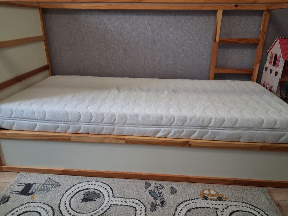 Rozłożone łóżko - IKEA KURA 90x200