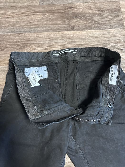 Брюки-чиносы Stone Island garment dyed cotton